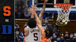 Syracuse vs. Duke Men's Basketball Highlights (2021-22)