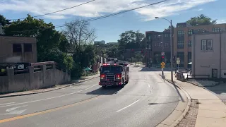 Wauwatosa WI Fire Dept. Engine 51 Responding