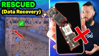 iPhone XR Data Recovery - Broken Logicboard - RESQ Microsoldering Show - How To Recover Data