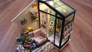 Miniature Dollhouse Kit | BALCONY DAYDREAMING - Robotime