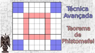 Técnica avançada para resolver Sudoku Difícil - Teorema de Phistomefel