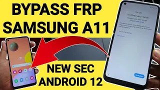 Cara Bypass Frp Samsung Galaxy A11 Lupa Akun Google New Security Android 12