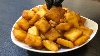 BETTER THAN FRIED POTATO! Crispy, crunchy easy and delicious, just with 2 potatoes