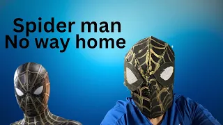 Spider man no way home mask black & gold! | Peter parker