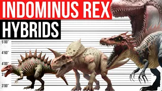 INDOMINUS REX Hybrids | Spinosaurus, Giganotosaurus, Triceratops, Stegosaurus