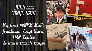 JULY 2020 VINYL HAUL: My first 45RPM MoFi, freebies, Vinyl Guru, TMR Vaults & more Beach Boys!