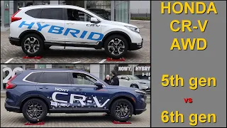 SLIP TEST: Honda CR-V AWD - gen 5 vs gen 6 - @4x4.tests.on.rollers