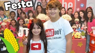 FESTA  COM 1 MILHÃO DE AMIGOS! Especial 1 🌽 da Maria Clara e JP