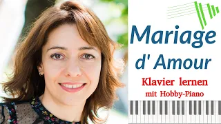 Mariage d' Amour (Senneville) - #klavierlernen  mit HOBBY-PIANO