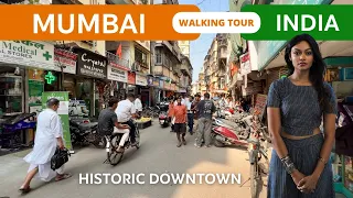 Mumbai India walking tour 2024 🇮🇳 Downtown Walk