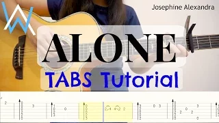 (Alan Walker) Alone - Fingerstyle Guitar TABS | Josephine Alexandra