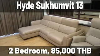 Hyde Sukhumvit 13 2 bedroom for rent 101 sqm high floor