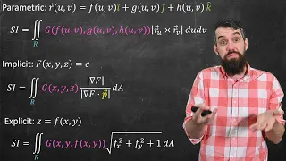 Surface Integrals // Formulas & Applications // Vector Calculus