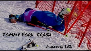 Tommy Ford - crazy crash in Adelboden