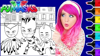 Coloring PJ Masks Catboy, Owlette & Gekko Coloring Page | Ohuhu Art Markers