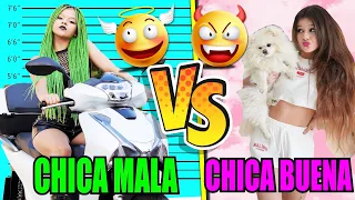 👯 DESAFÍO CHICA BUENA VS CHICA MALA! 👑 ANGEL vs DEMONIO || ¡Momentos divertidos de buenas y malas