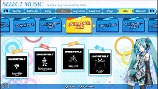 Undertale Pack DLC overview for Groove Coaster Wai Wai Party!!!!