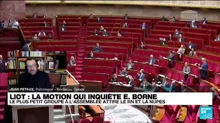 Liot : la motion qui inquiète E. Borne • FRANCE 24