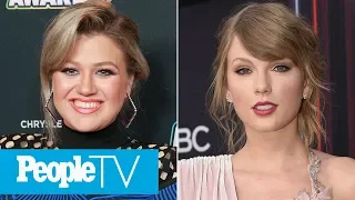 Kelly Clarkson Says Taylor Swift 'Cried A Couple Of Times' As The Voice's Mega Mentor | PeopleTV