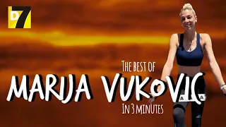 The best of Marija Vukovic in 3 minutes, beautiful top athlete, high jumper, Olympic, influencer