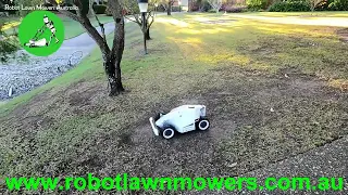 Wireless Robot Lawn Mowers Australia - Mammotion Luba Testing Under Trees