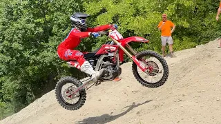 450cc Class August 21, 2022 AMA Motorcycle ATV Hillclimb Monson, MA Quaboag Riders