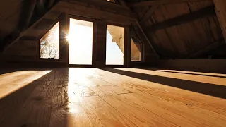 Off Grid LOG CABIN Build / Loft Flooring, Cleaning the Dust,...(S 3 Ep 2)