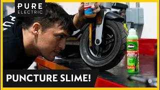 How To Insert Puncture Prevention Fluid Into Your Electric Scooter