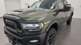 NEW 2023 RAM 2500 ALL NEW REBEL PACKAGE IN OLIVE GREEN 4K WALKAROUND SOLD!