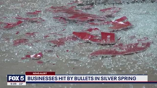 Several buildings in Silver Spring struck by bullets after exchange of gunfire | FOX 5 DC