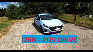 Hyundai I20N POV drive | city drive, accelerations, flyby