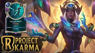 8 CHAMPIONS IN THE BOARD DESTROY ENEMY NEXUS ! Ezreal Karma Deck - Legends of Runeterra - Patch 2.12