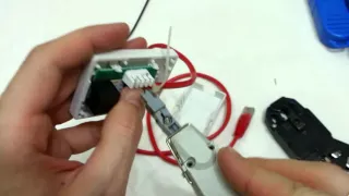 How to wire an RJ45 outlet. How to use punch down tool. Punch Down LSA tool.