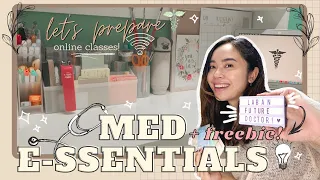 MED E-ssentials: Must-haves for online classes + HAUL | w/ FREEBIE ♡