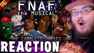 FNAF The Musical -The Complete Series (Live Action - Markiplier, Nathan Sharp, & MatPat) REACTION!!!