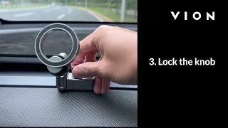 VION Model 3/Y Magnetic Phone Mount Installation
