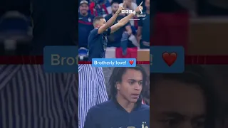 Kylian Mbappe's younger brother reaction during the Fifa World cup