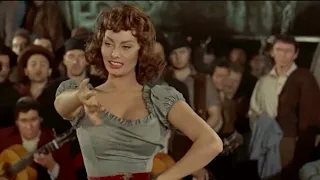 [HQ] Sophia Loren Flamenco Dance IN🎬The Pride and the Passion (1957)🎥[Singer: George Antheil]