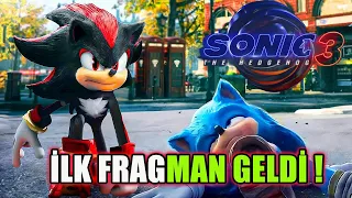 Sonic 3 İlk Fragman Geldi ! | Sonic 3 Çok İyi Olacak !