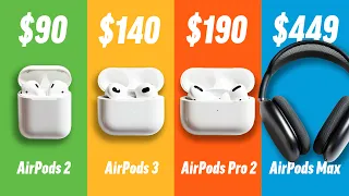 Which AirPods should you buy in 2023? 2 vs 3 vs Pro 2 vs Max!