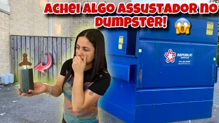 Achei algo assustador no dumpster dos Estados Unidos!🇺🇸