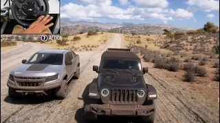 Jeep Gladiator & Chevrolet Colorado | OFFROAD CONVOY| Forza Horizon 5Thrustmaster T30ORS game