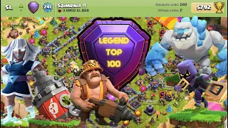 Entriamo finalmente in TOP 100 ITALIA - Clash Of Clans - Lega Leggenda