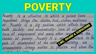 Best English Essay on Poverty | Simple English Essay on Poverty | Write English Essay on Poverty