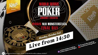 Finale des €550 WSOPC Monsterstack Events (Ring #6) live aus dem King´s Resort - Stefan Hachmeister!