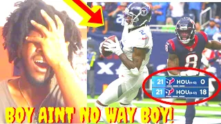 TEXANS VS TITANS REACTION 2022 HOUSTON TEXANS VS TENNESSEE TITANS HIGHLIGHTS REACTION