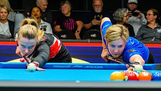 LAST 8 ▸ A. Fisher vs M. Fefilova ▸ Apex Wisconsin 10-Ball Women's Open 2023