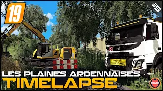 Building a driveway - Public works ⭐ FS19 Les Plaines Ardennaises V2 Timelapse
