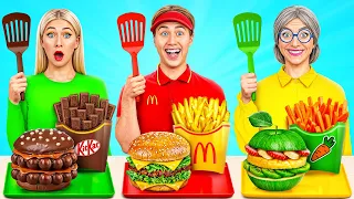 Défi De Cuisine Chef McDonald's vs Grand-Mère par Multi DO Smile