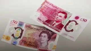 British new 50 pounds polymer banknote | Alan Turing £50 note key security features
